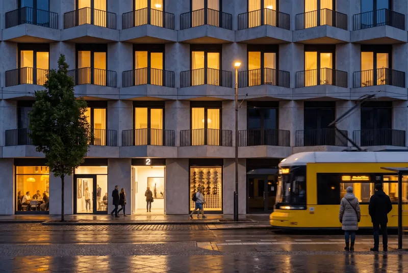 Erstbezug: 1 Zimmer-Neubauwohnung mit Vollausstattung und Balkon in Berlin Friedrichshain — photo 1